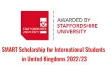 SMART Scholarships for International Students at Staffordshire University