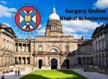 Surgery Online Global Master’s Scholarships 2022 at University of Edinburgh in UK