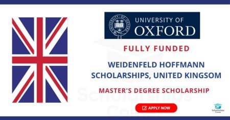 University of Oxford Weidenfeld-Hoffmann Scholarships 2022