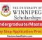 University of Winnipeg President’s Scholarships 2022-2023 for International Students