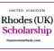 The Rhodes Global Scholarship 2022 at University of Oxford