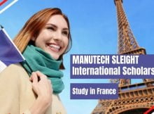 MANUTECH SLEIGHT Graduate Scholarships 2022, France