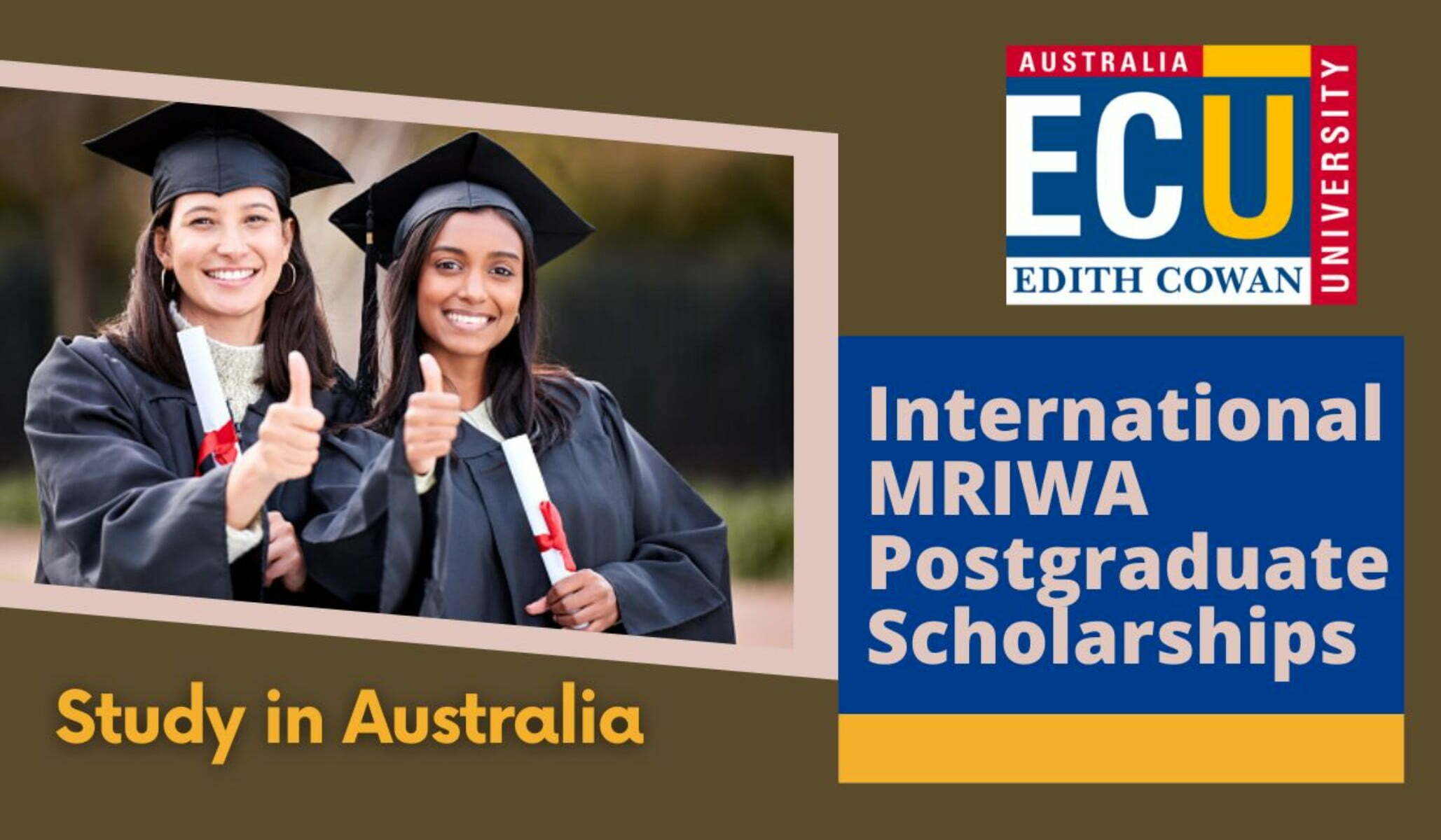 Edith Cowan University MRIWA Postgraduate Scholarships 2023 in Australia