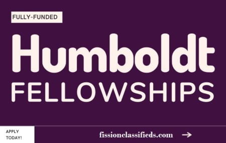 Humboldt Research Fellowships 2022-2023 (Fully Funded) In Germany