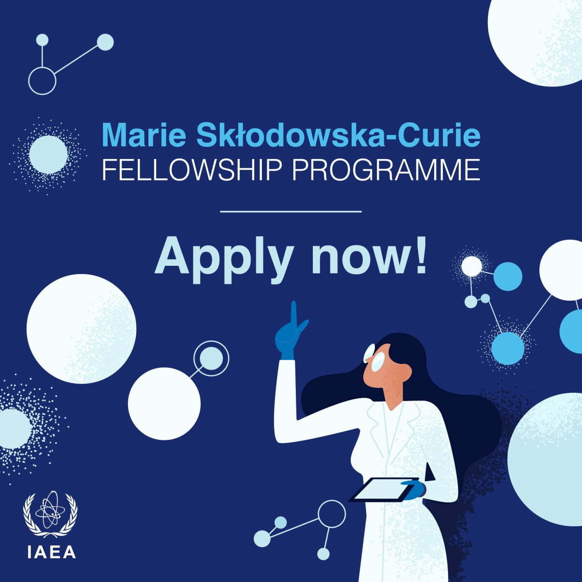 IAEA Marie Sklodowska-Curie Fellowship Programme 2023
