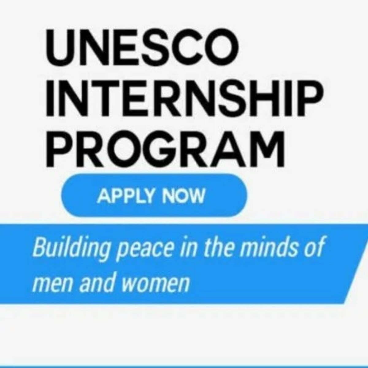 UNESCO Internship Programme 2023 for Students and Young Graduates