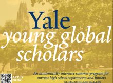 Yale Young Global Scholars 2023 Program for Studies in USA