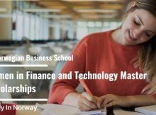 BI Norwegian Business School 2023 Women in Finance and Technology Scholarships in Norway