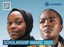Julius Berger Nigeria Plc. Scholarship Award 2022