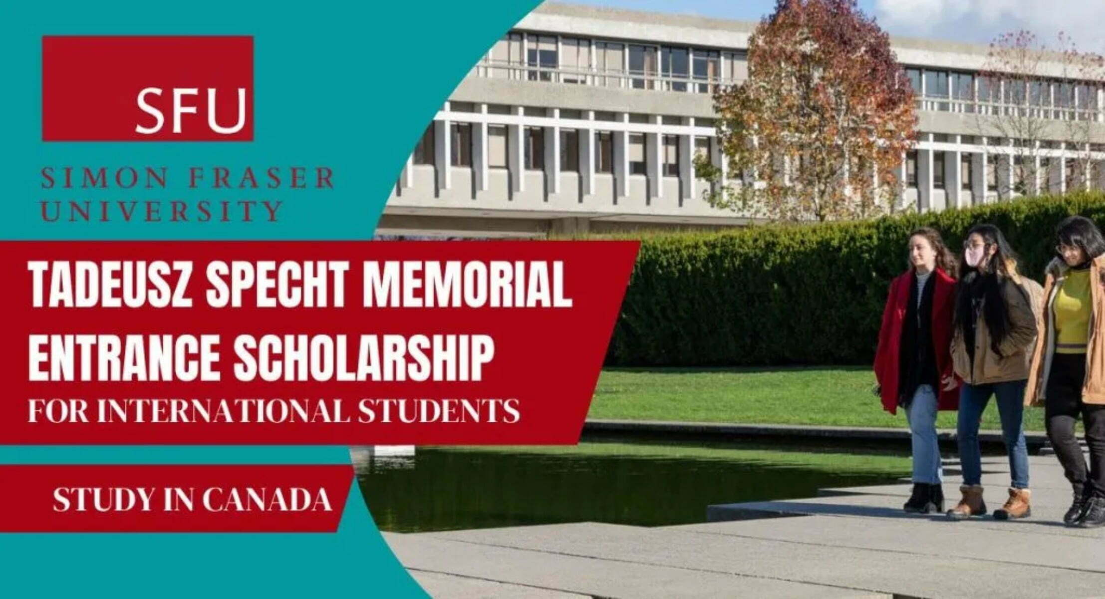 Simon Fraser University 2023 Tadeusz Specht Memorial Entrance Scholarship in Canada