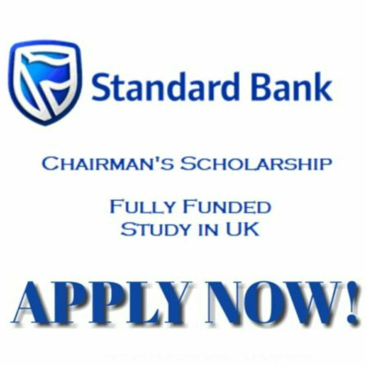 University of Oxford Standard Bank Africa Chairman’s Scholarship in UK