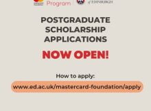 2023 Fully Funded University of Edinburgh Mastercard Foundation Scholars Program