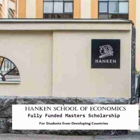 Hanken GBSN 2023 Scholarships for Students from Developing Countries