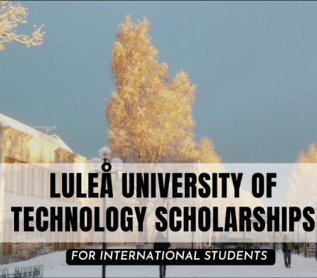 International Scholarships 2023 at Luleå University of Technology in Sweden