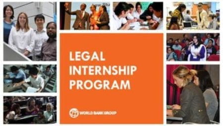 The World Bank Legal Vice Presidency’s (LEG VPU) Internship Program for law students