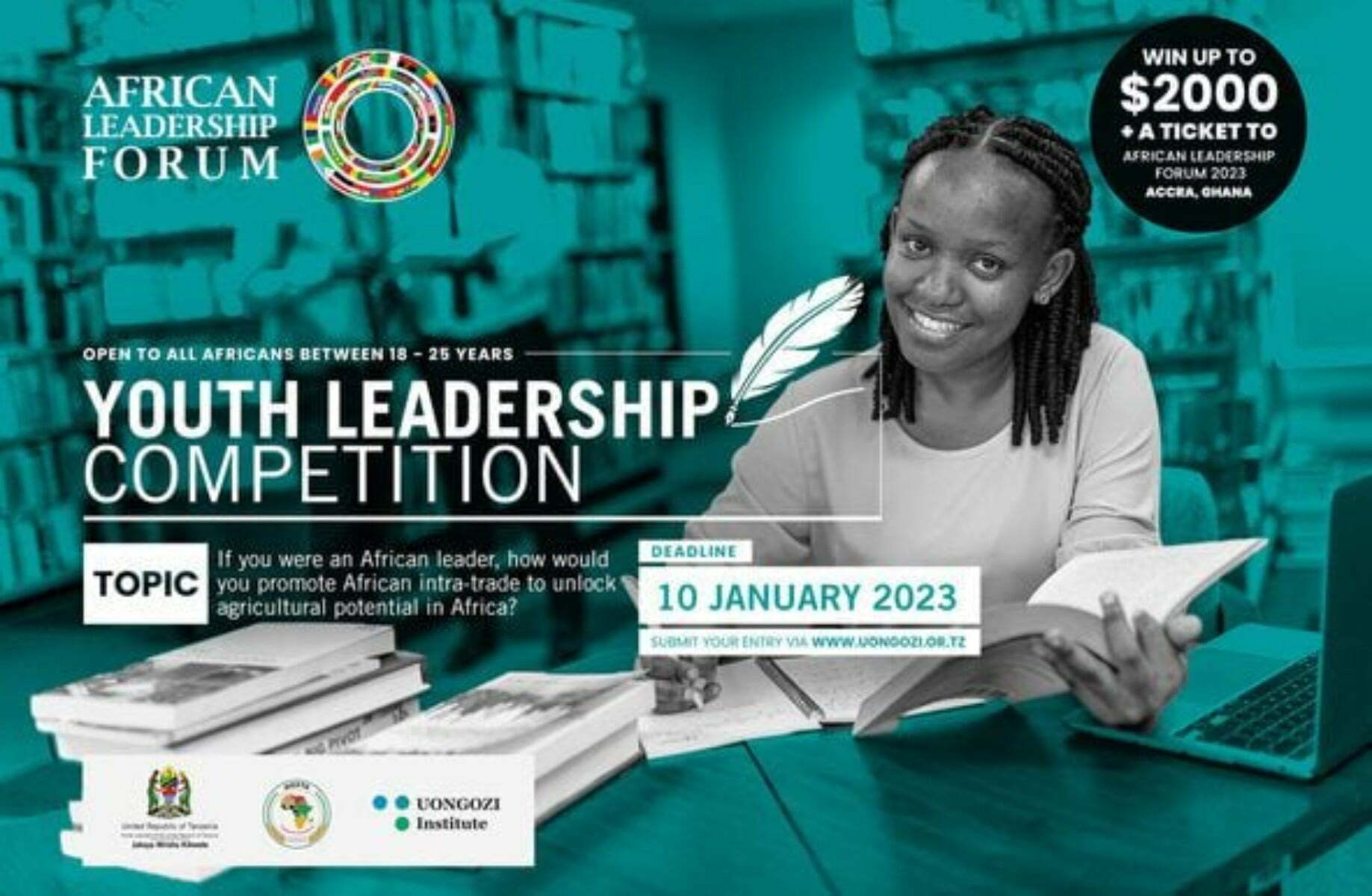 UONGOZI Institute 2023 Youth Leadership Competition for Africans