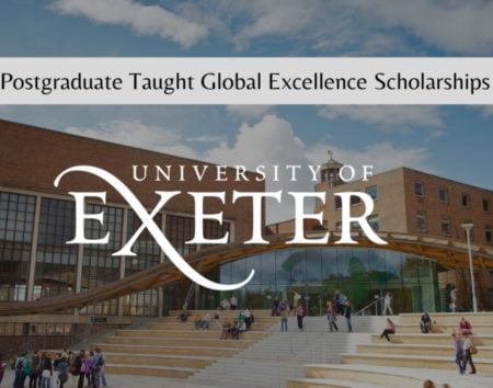 University of Exeter 2023 Global Excellence Scholarships in UK