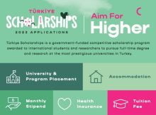 Application for the Fully funded Türkiye Scholarships 2023