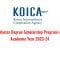 Fully Funded Korea International Cooperation Agency (KOICA) Scholarships 2023