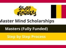Government of Flanders Mastermind Scholarships 2023 in Belgium