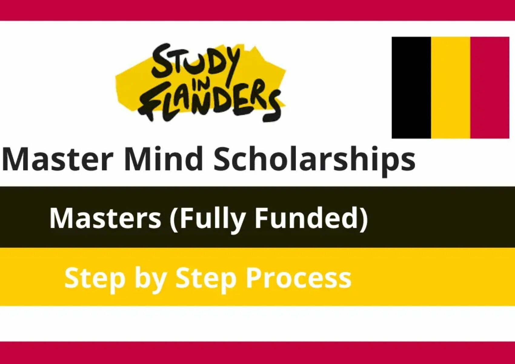 Government of Flanders Mastermind Scholarships 2023 in Belgium