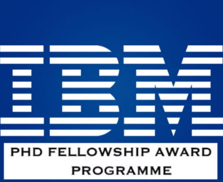 IBM Ph.D. Fellowship Awards Program 2023 for PhD Students
