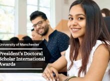 President’s Doctoral Scholar Award 2023 at the University of Manchester