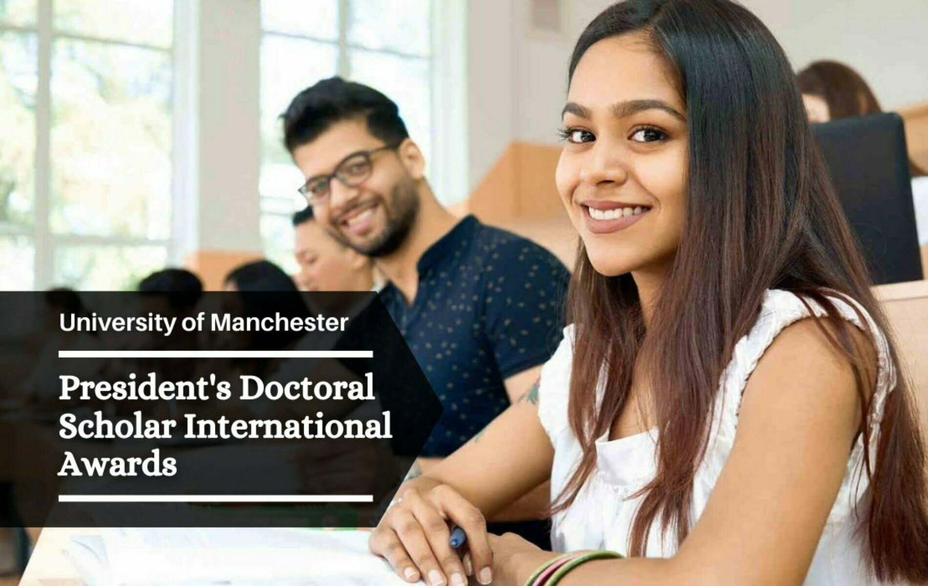 President’s Doctoral Scholar Award 2023 at the University of Manchester