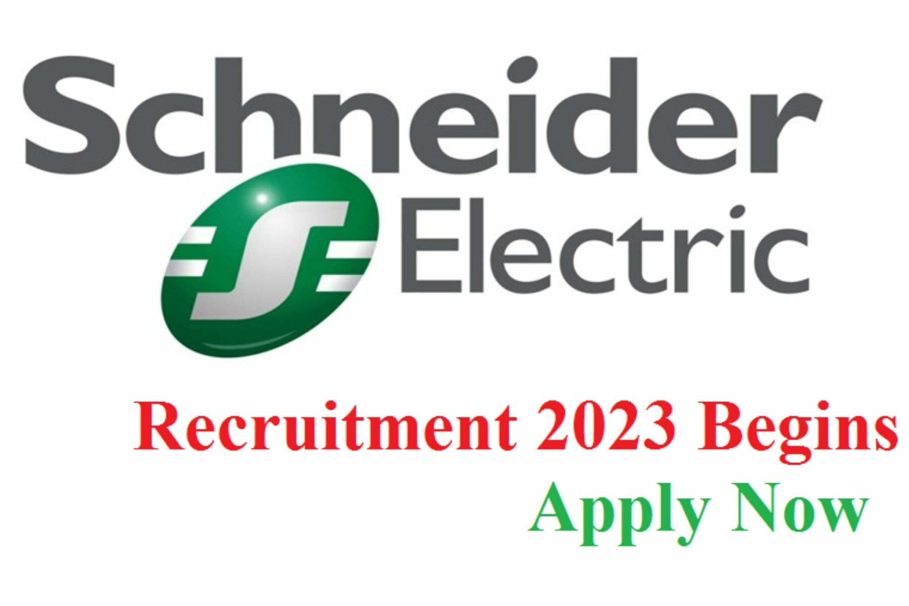 Schneider Electric Graduate Trainee Program 2023 Application