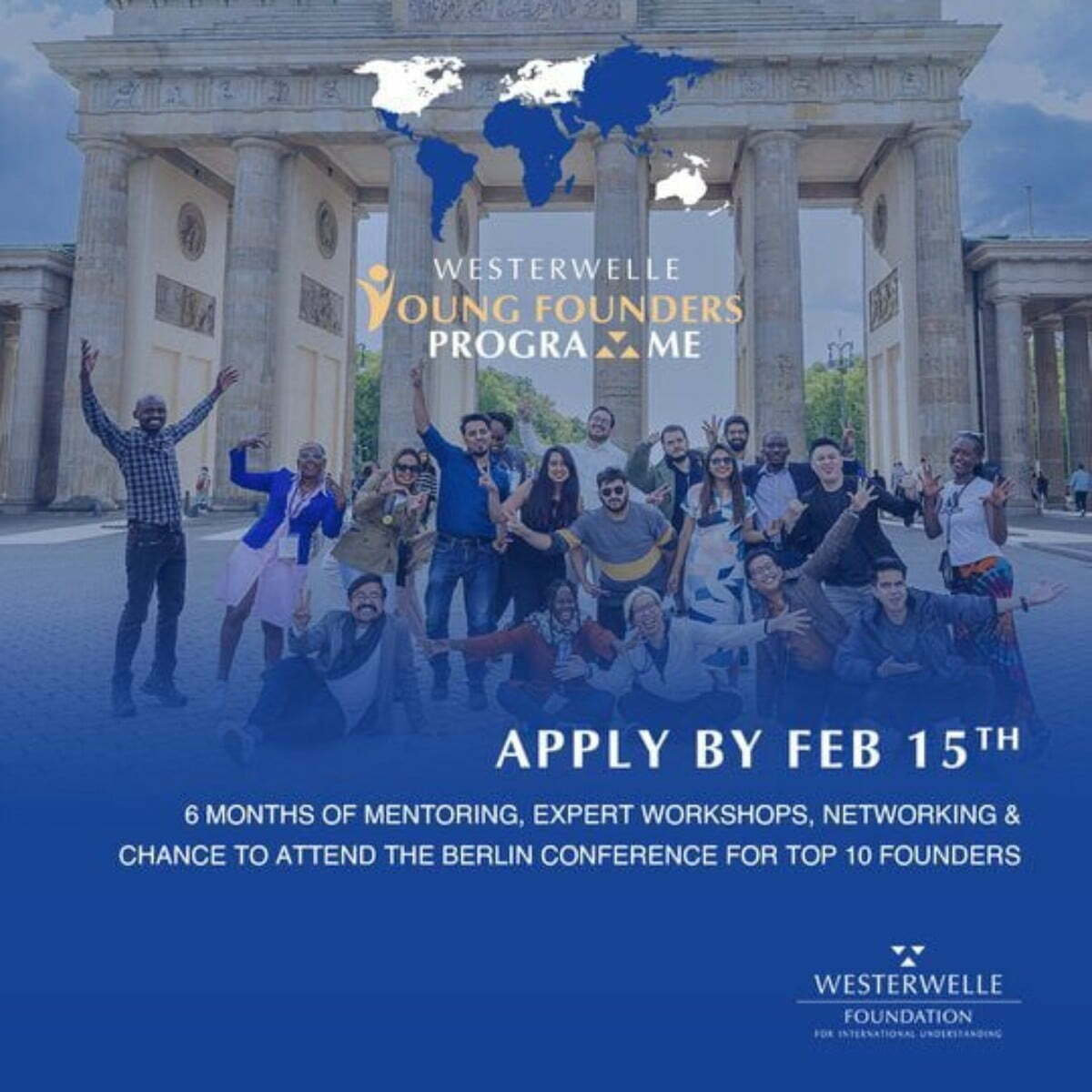 Westerwelle Young Founders Programme 2023 for Young Entrepreneurs