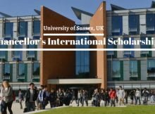 Chancellor’s International Scholarships 2023 at University of Sussex