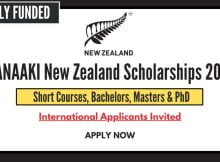 Fully Funded Manaaki New Zealand Scholarship 2023