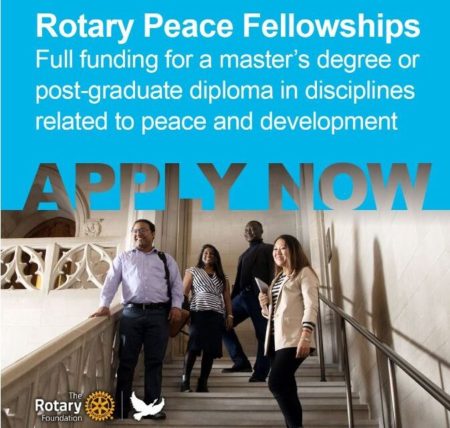 Fully Funded Rotary Peace Fellowship Program 2023