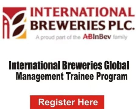 International Breweries Nigeria Global Management Trainee Program 2023
