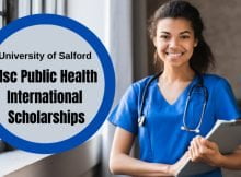 Public Health Scholarships 2023 at University of Salford in UK