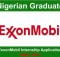 ExxonMobil and Mobil Producing Nigeria Graduate Internship 2023