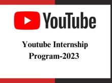 YouTube Internship Program 2023 Application