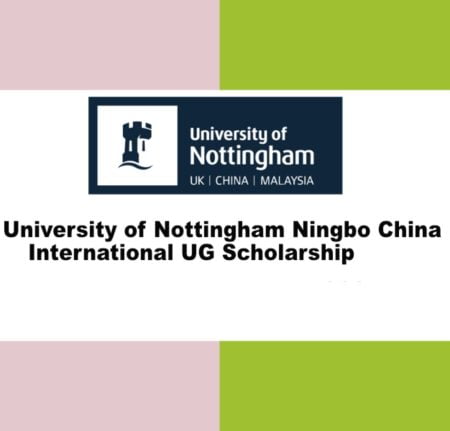 China International UG scholarship 2023 at University of Nottingham