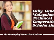 Fully Funded Malaysian Technical Cooperation Program (MTCP) Scholarship 2023