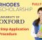 Fully Funded Rhodes Scholarships 2023 at University of Oxford