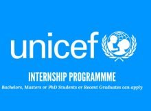 Fully Funded UNICEF Graduate and Student Internships 2023