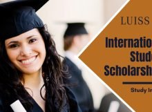International Students Scholarship 2023 at Luiss University in Italy