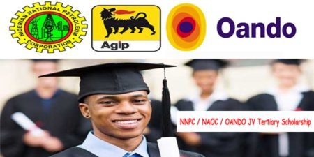 NNPC/NAOC/OANDO JV Tertiary Scholarship 2023 for Nigerian Students