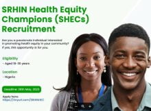 SRHIN Health Equity Champions (SHEC) Program 2023 for Nigerian Residents