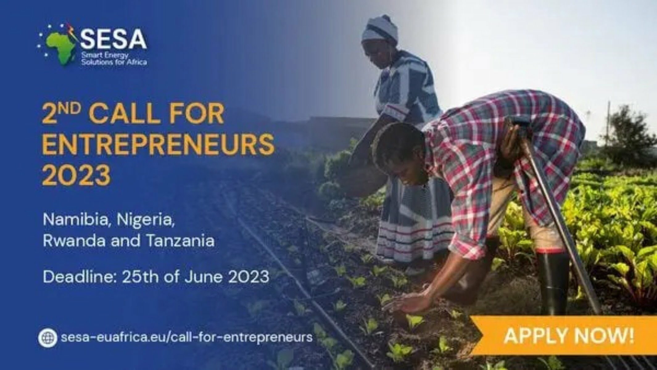 Smart Energy Solutions for Africa (SESA) 2023 Call for Entrepreneurs