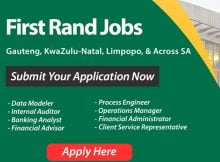 FirstRand Bank Limited Operational Agent Jobs 2023 in South Africa