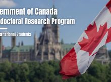 Government of Canada Postdoctoral Research Scholarship 2023