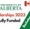 Fully Funded Postgraduate Scholarships and Awards 2023 at University of Alberta