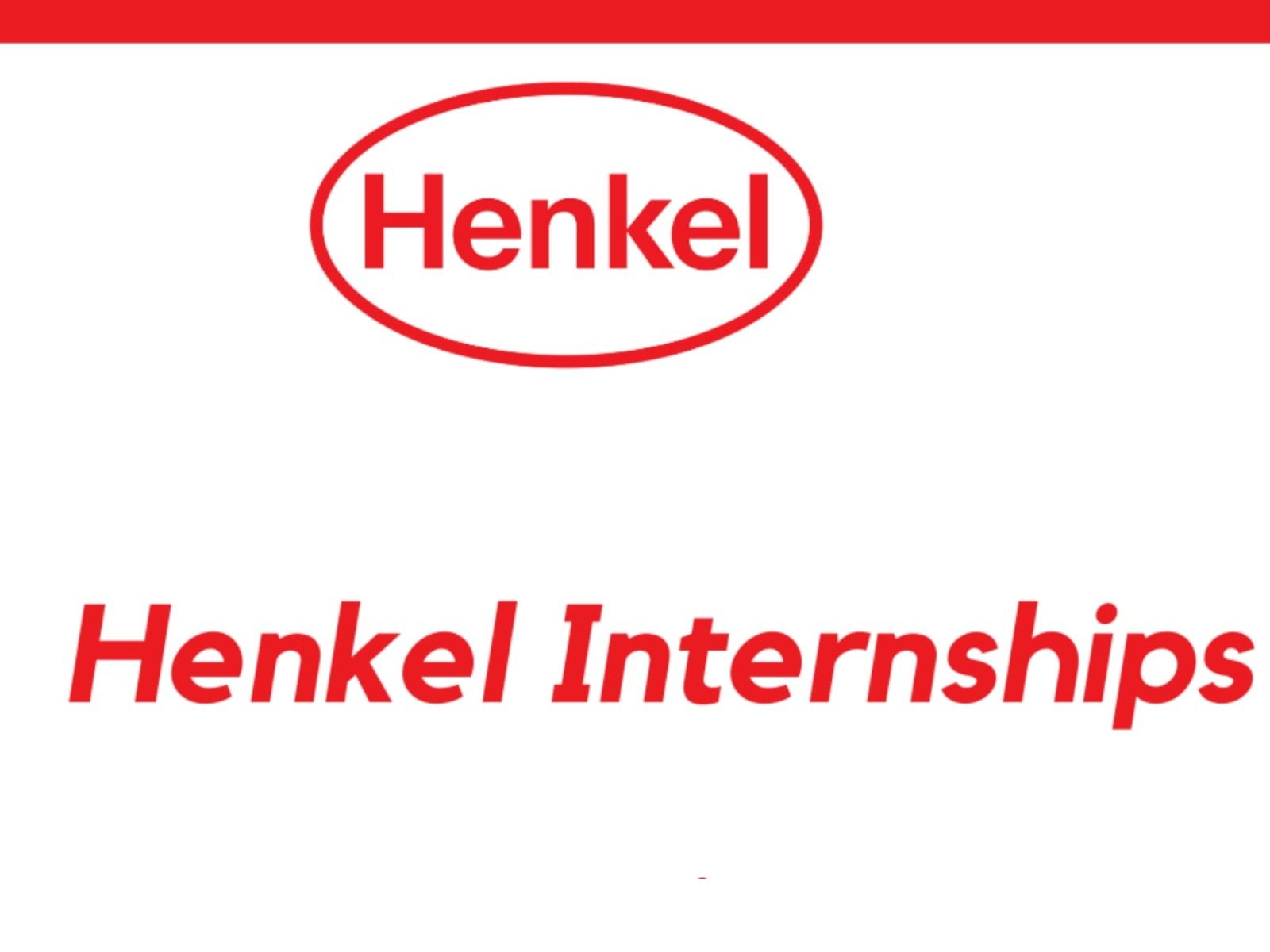 Henkel IT Internship Program 2023 in South Africa