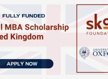 Fully Funded Skoll Scholarship 2024 for MBA Studies